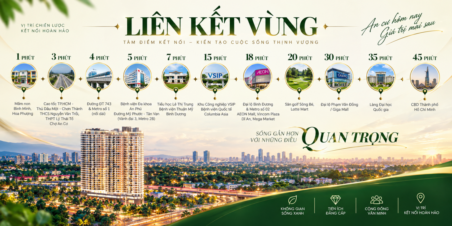 AK Tower liên kết vùng